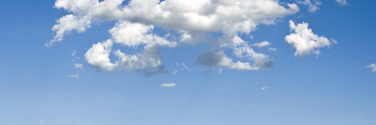 Clouds in the blue sky