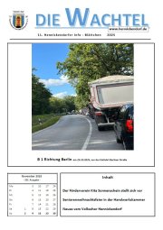 Cover view of the current issue of Wachtel