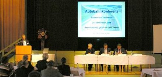 Motorway conference in Rüdersdorf