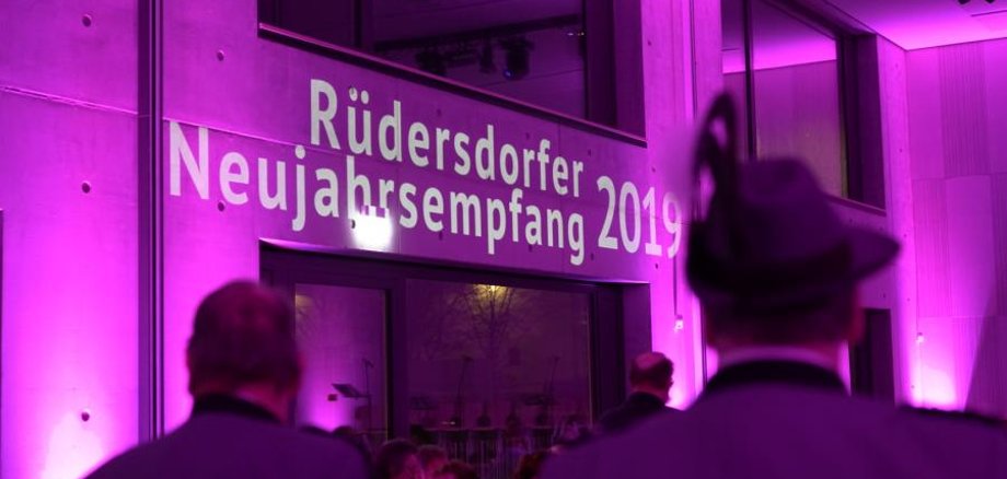 Ein leuchtender Rüdersdorfer Neujahrsempfang