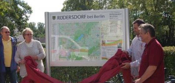 Einweihung der neuen touristischen Informationstafeln