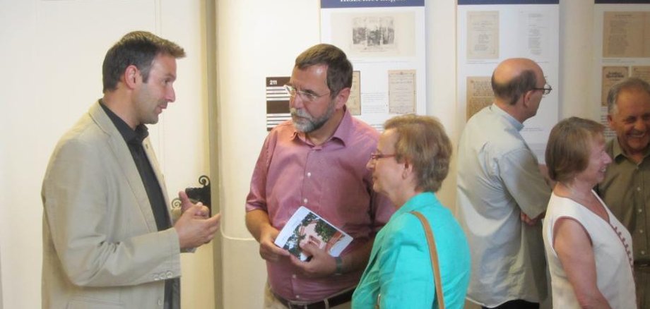 Feierliche Ausstellungseröffnung im Rüdersdorfer Rathaus