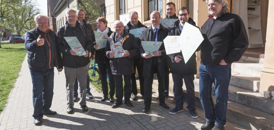 Nachtwächter trifft Stecky: Eröffnung der „Brandenburger Erlebniswelten – Fahrradtour zur IGA“