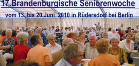 Wir sagen Danke! - 17.Brandenburgische Seniorenwoche 2010