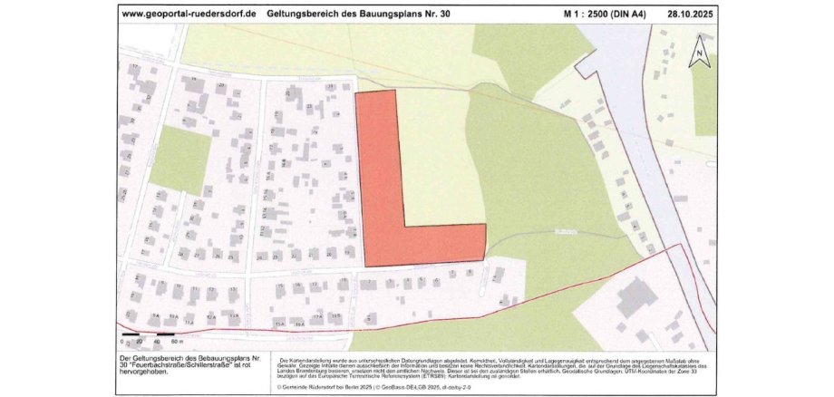 Champ d'application du plan d'aménagement n° 30