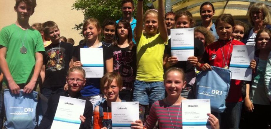 Rüdersdorfer Klasse gewinnt Ergometerrudern 2013 der DJR