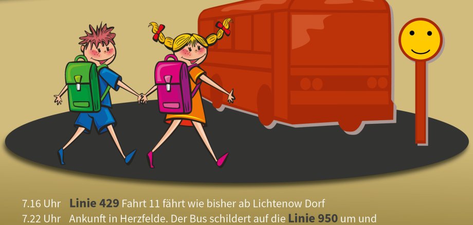 Autobus szkolny z Lichtenow do Hennickendorf bez przesiadek