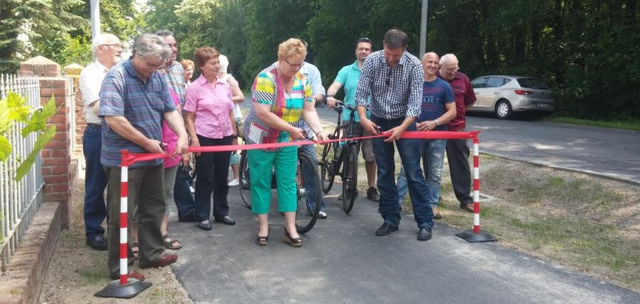 Pierwszy etap budowy ścieżki rowerowo-pieszej w Hennickendorf zakończony!