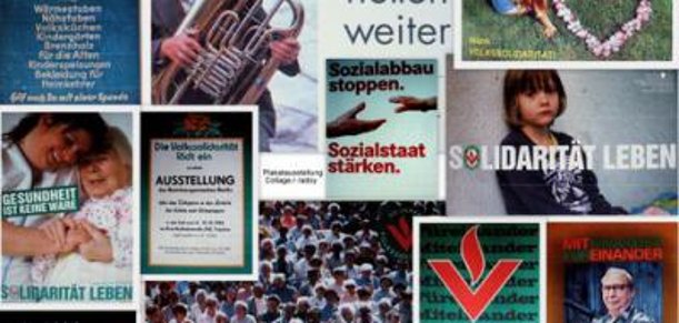 30 plakatów z 65 lat Volkssolidarität