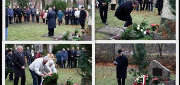 Kranzniederlegung "Zum Gedenken der Opfer gegen Flucht, Vertreibung und Gewalt"