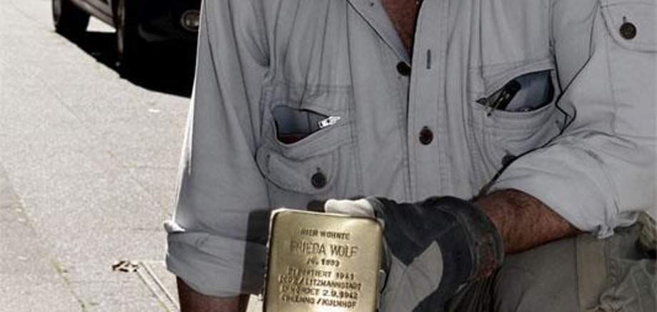 Foto Karin Richert, Stiftung-Spuren-Gunter Demnig