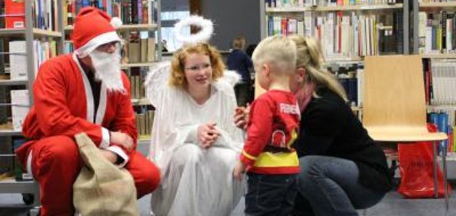 Der Weihnachtsmann kommt in die Friedrich Wilhelm von Reden-Bibliothek!
