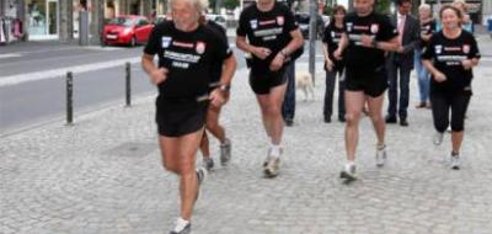 Rüdersdorf als Zwischenstop eines 1040 Kilometer Marathons