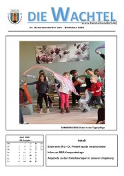 Titelansicht Ausgabe 03/2025 der Wachtel