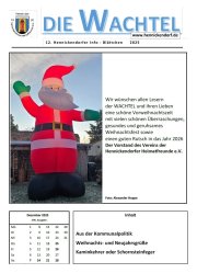 Titelansicht der aktuellen Ausgabe der Wachtel