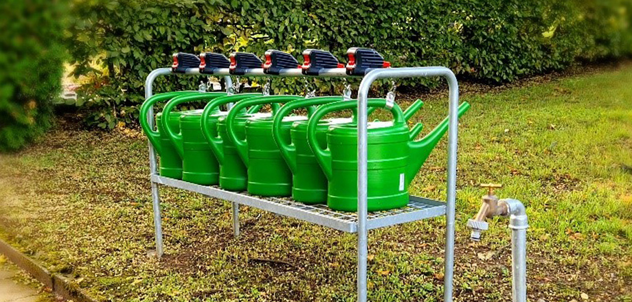 Wasser auf Friedhöfen angestellt