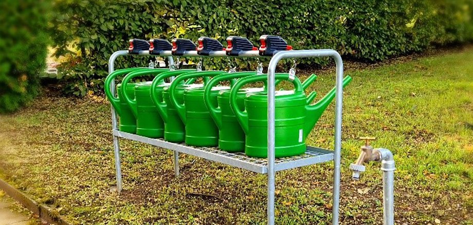 Wasser auf Friedhöfen angestellt