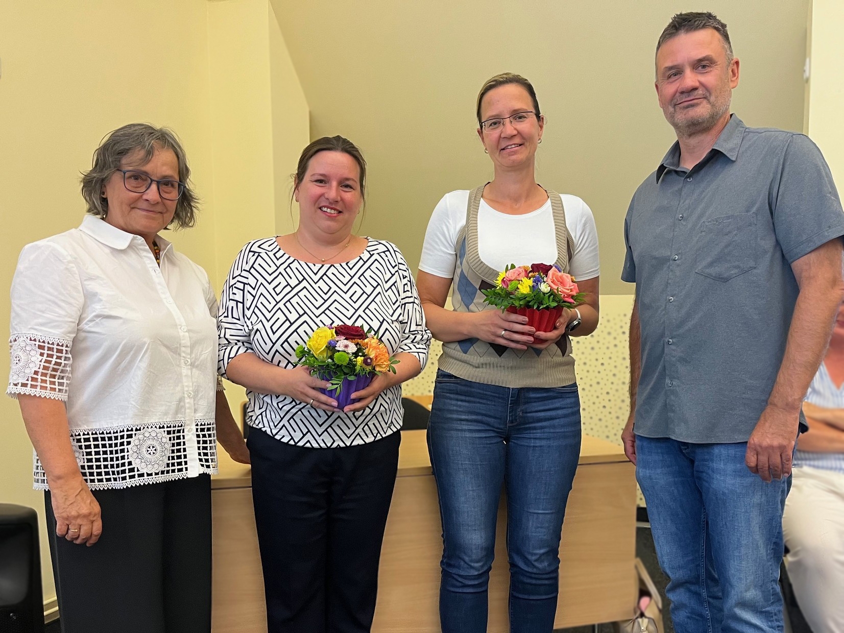 Schiedspersonen Antoniak und Kraus