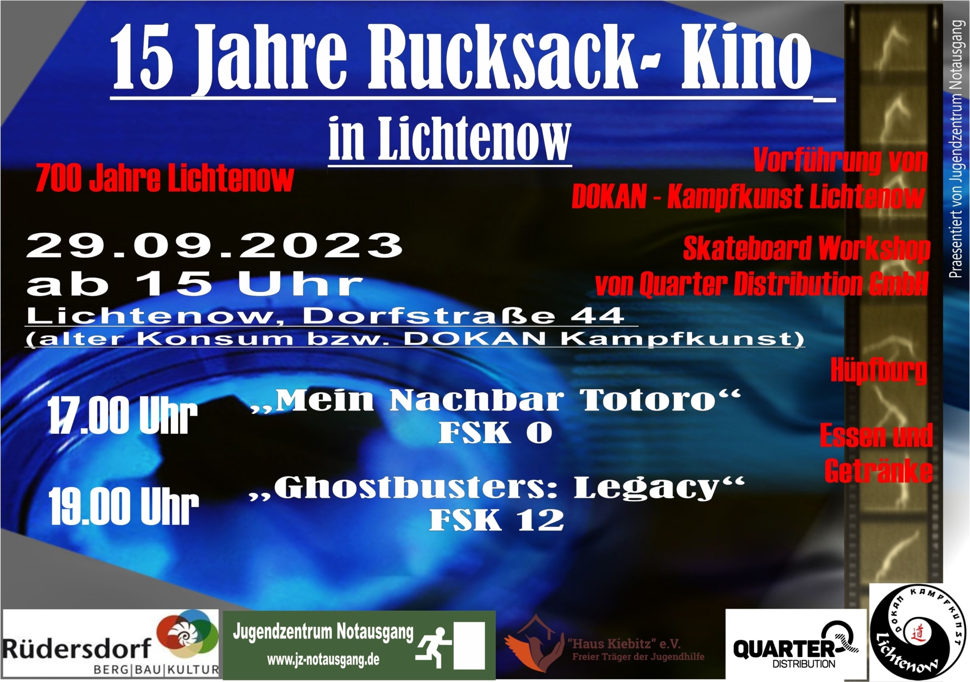 15 Jahre Rucksack-Kino in Lichtenow