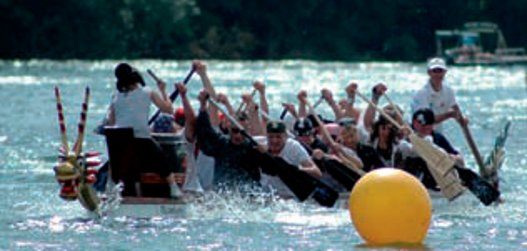 9. Drachenboot-Cup auf dem Kalksee