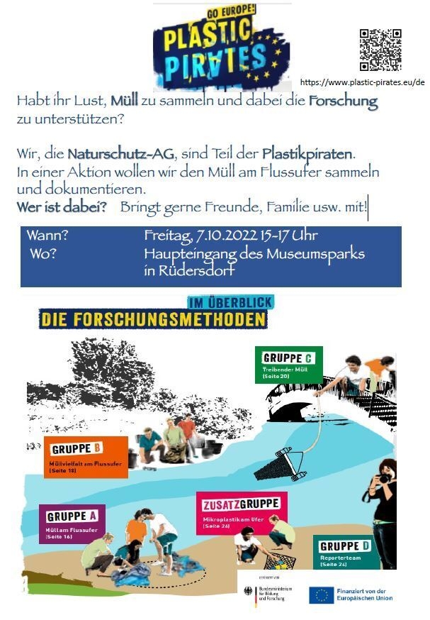 Aktionstag - Plastik Piraten am 7. Oktober 2022