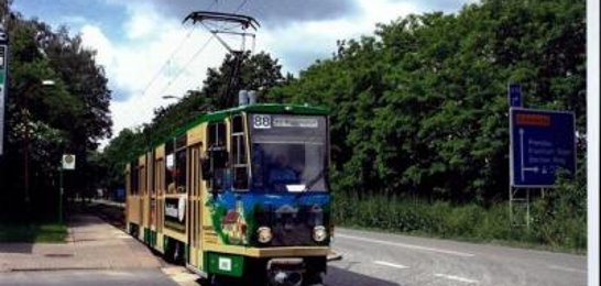 Die Straßenbahn  fährt wieder die komplette Strecke