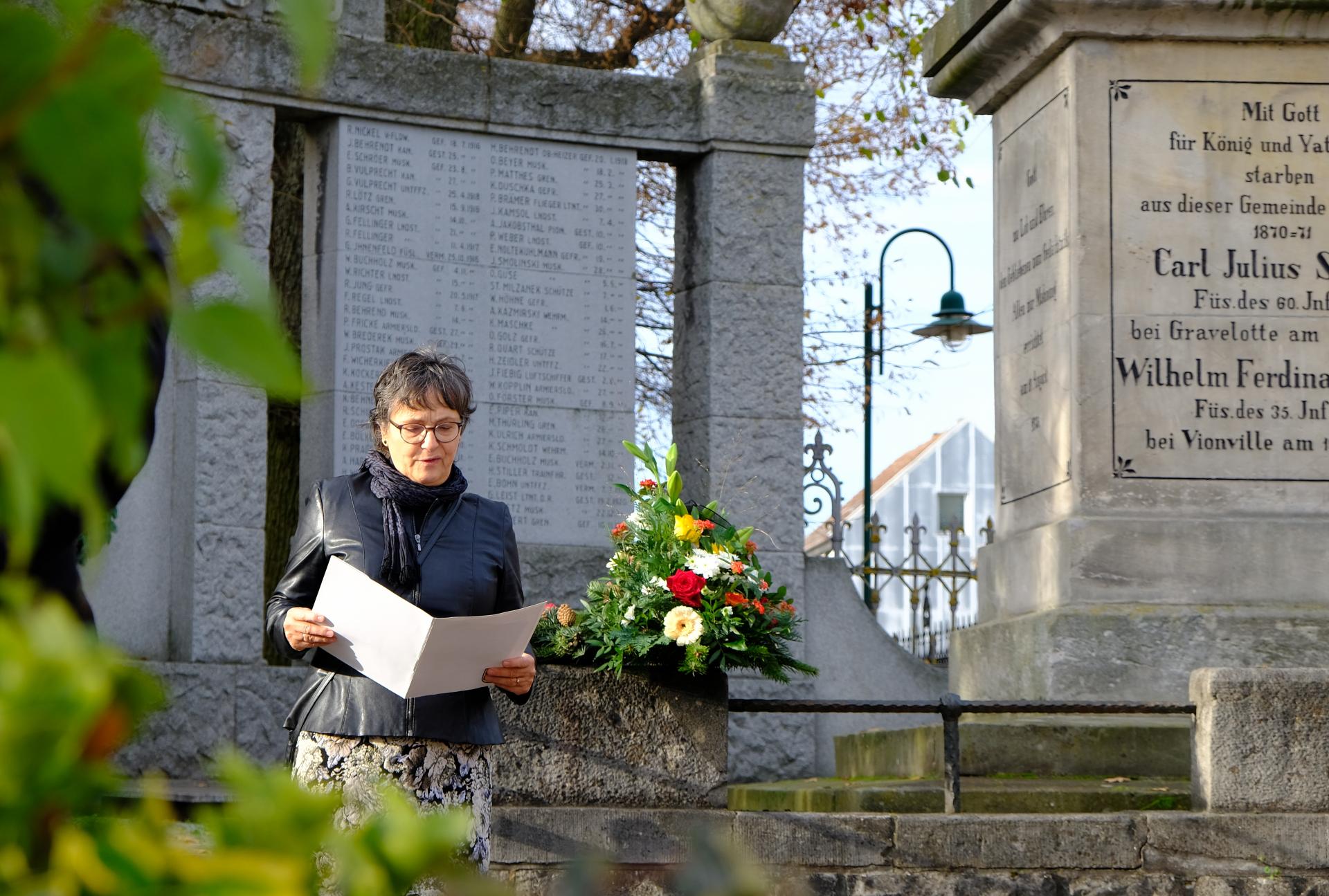Die Toten mahnen uns - Rede zum Volkstrauertag 2020