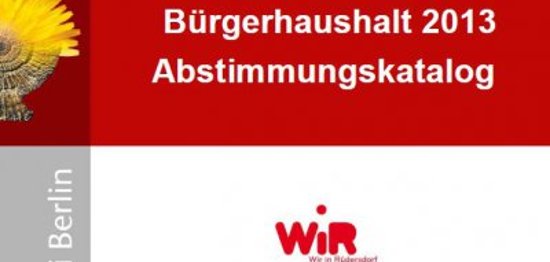 Einladung zur Bürgerversammlung