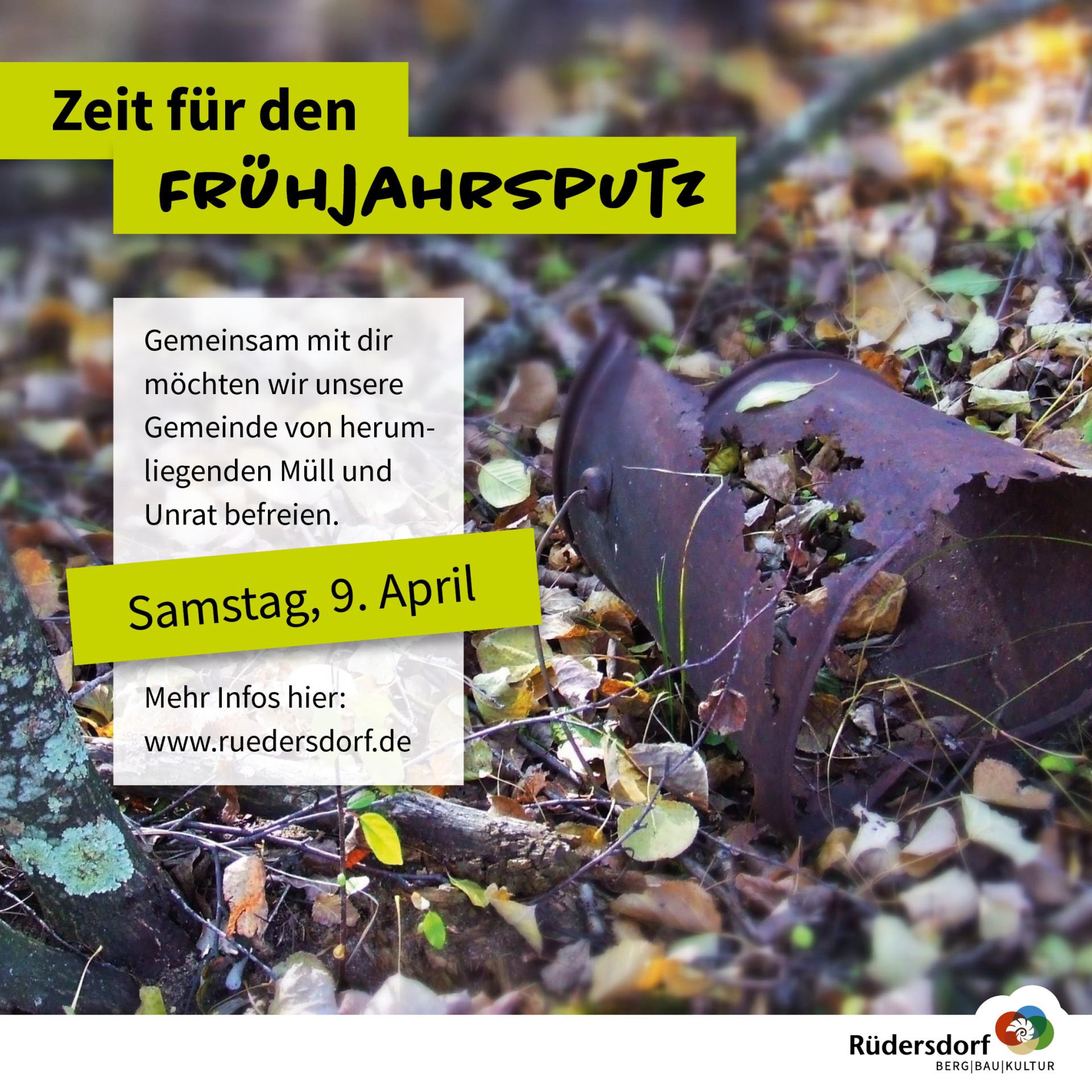 Frühjahrsputz am 9. April 2022