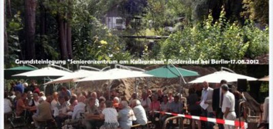 Grundsteinlegung Seniorenzentrum am Kalkgraben