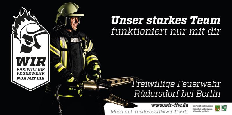 Kameradschaftsabend und Einsatzübung der Freiwilligen Feuerwehr der Gemeinde Rüdersdorf bei Berlin