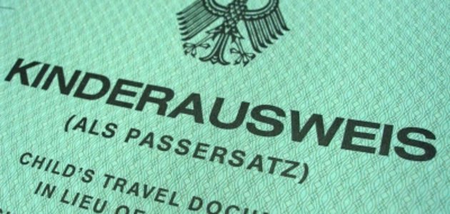 Kindereinträge im Reisepass der Eltern