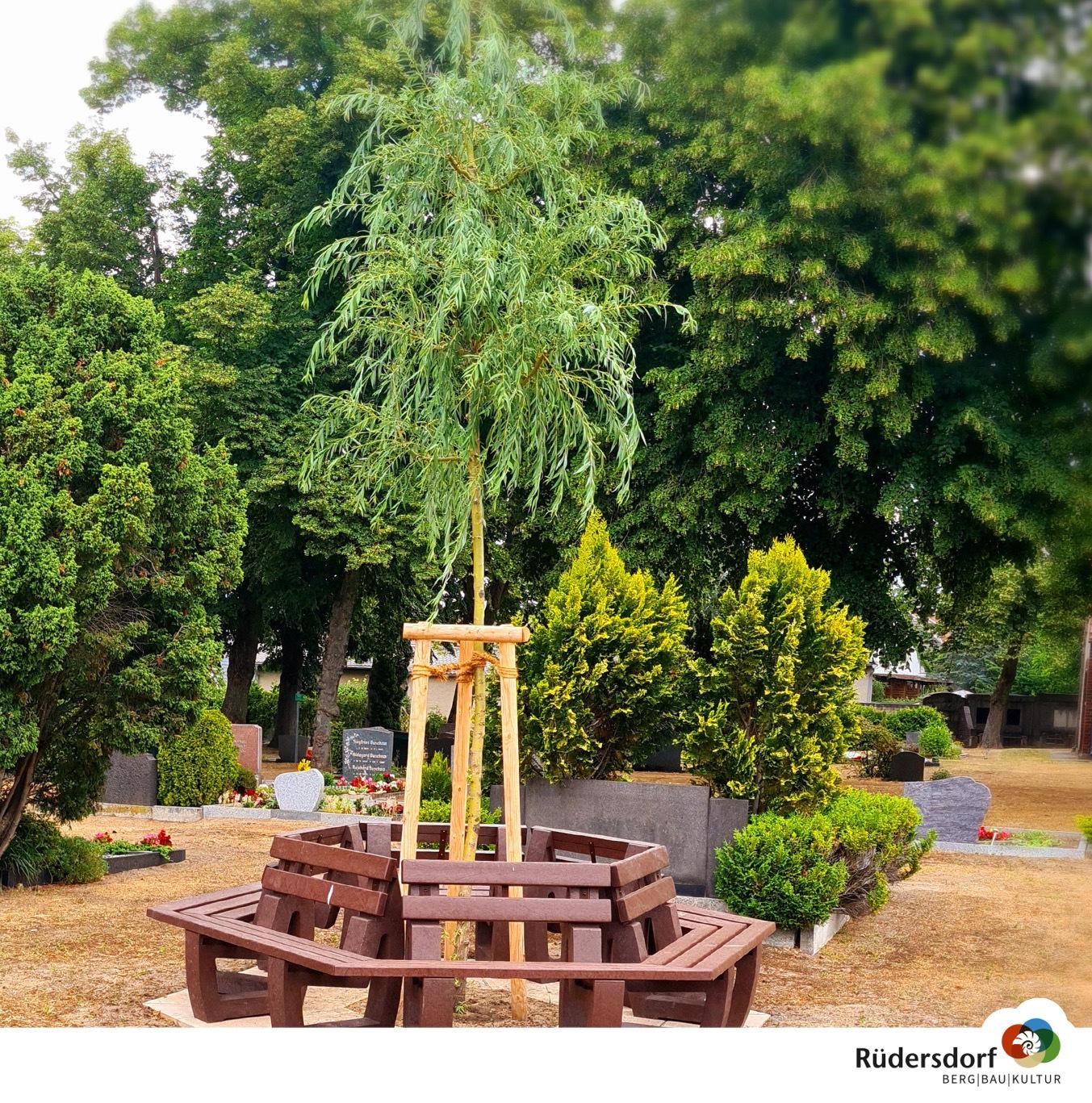 Neue Bänke auf den Friedhöfen