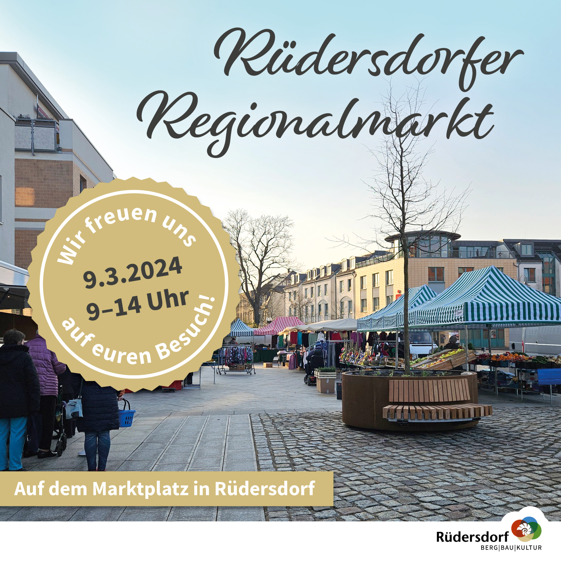 Übersicht der Stände zum Regionalmarkt am 9. März 2024