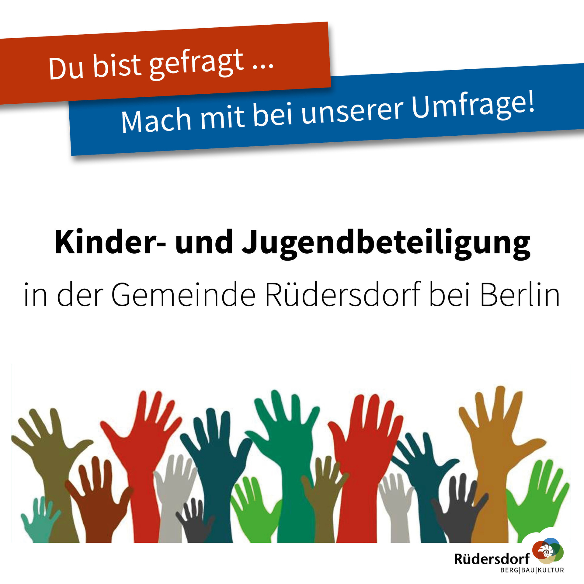 Umfrage zur Kinder- und Jugendbeteiligung gestartet