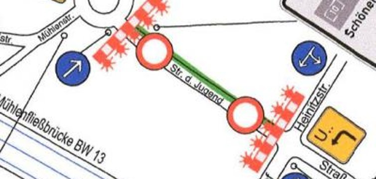 Verkehrseinschränkung am kommenden Wochenende: Vollsperrung